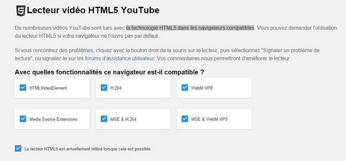 page html5 youtube
