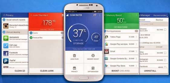 application Android clean master