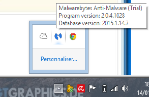 Logos barre d'outils Anti-Malware